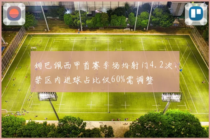 姆巴佩西甲首赛季场均射门4.2次，禁区内进球占比仅60%需调整